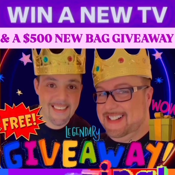 Accessories - TV GIVEAWAY, $500 BAG GIVEAWAY, FREE GIFT, JEWELRY GIVEAWAYS, MAJOR BRANDS S-3X
